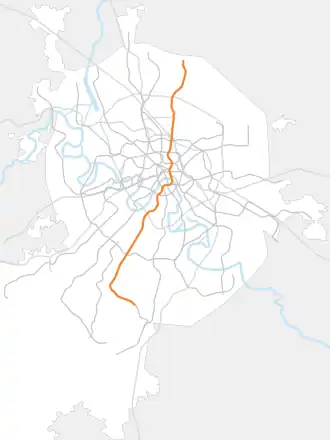 Voir la carte de la ligne.