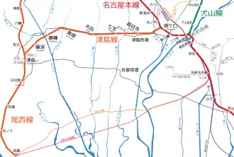 Voir la carte de la ligne.