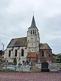 L'église Saint-Vaast.