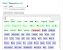 Studio d’enregistrement en septembre 2017 (v.1)