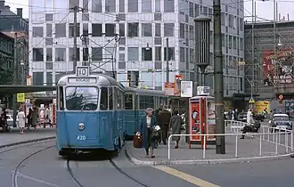 Rame de la ligne 10 à Stureplan.
