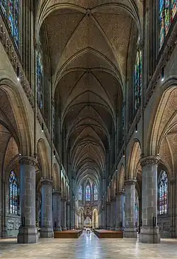 L'intérieur de la cathédrale. Novembre 2018.