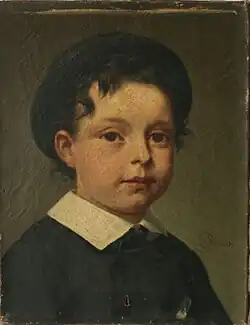 Portrait d'un garçon (entre 1859 et 1913, coll. priv.).