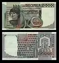 10&nbsp;000&nbsp;lires Macchiavelli (1976-88)