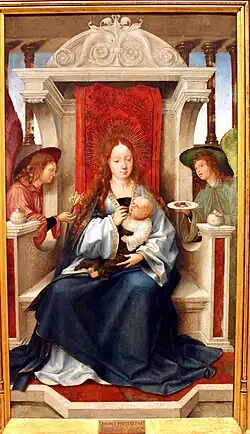 Maître de Lourinhã : Triptyque des Infants du Portugal, vers 1510-25.