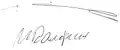 Signature de Sergueï StanichevСергей Станишев