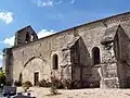 Vue latérale sud de l'église (août&nbsp;2012).