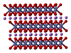 Image illustrative de l’article Dioxyde de cobalt et de lithium