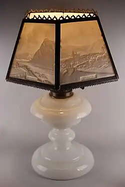 Éclairage avec des lithophanies.