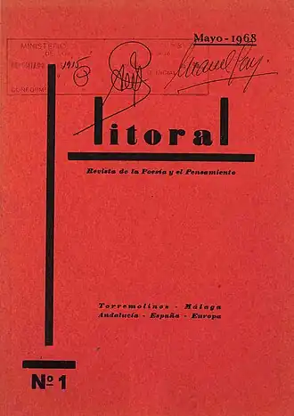 Image illustrative de l’article Litoral (revue culturelle)