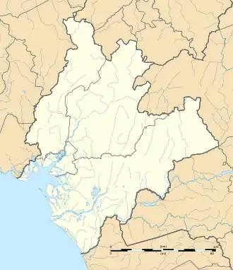 Voir sur la carte administrative de région du Littoral