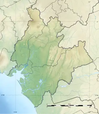 (Voir situation sur carte : région du Littoral)
