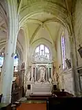Collatéral sud, vue vers l'est.
