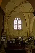 Chapelle latérale sud, 2e travée, vue vers le sud.