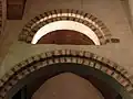 Arcs superposés du transept