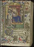Vierge à l'Enfant, Livre d'heures de Jean de Vy et Perrette Baudoche à l'usage de Metz.
