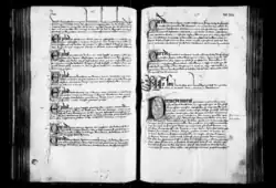 Livre velu f°93v ; f°94r, (AM Libourne, AA1)