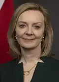 Liz Truss, née le 26 juillet 1975 (49&nbsp;ans), Première ministre en 2022.