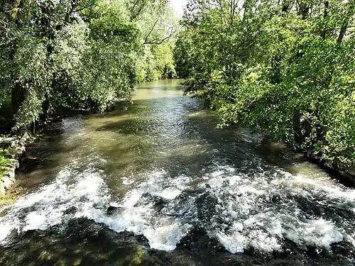 La Lizonne au pont de la RD 78.