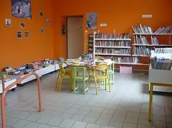 Espace jeunesse de la bibliothèque.