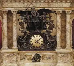 Horloge monumentale de la Librairie du Congrès (1896), Washington D.C., Thomas Jefferson Building.
