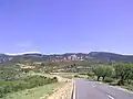 Loarre 14 La route qui mène au château.