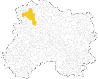 Localisation de Communauté de communes Champagne Vesle