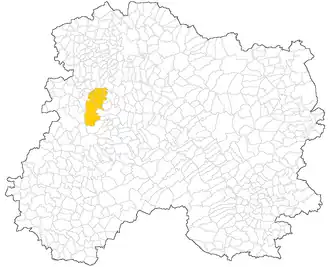 Localisation de Communauté de communes des Deux Vallées