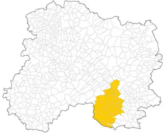 Localisation de Communauté de Communes Vitry, Champagne et Der