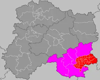 Localisation du canton de Thiéblemont-Farémont