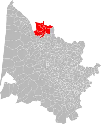 Localisation de Communauté de communes de l'Estuaire