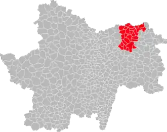 Localisation de Communauté de communes Saône Doubs Bresse