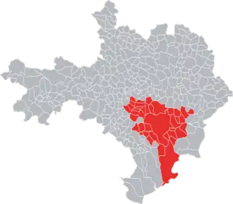 Localisation de Nîmes Métropole