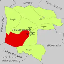 dans la comarque de la Hoya de Buñol.