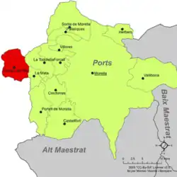 dans la comarque des Ports.