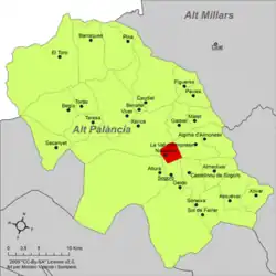 dans la comarque de l'Alto Palancia.