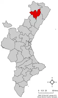 Localisation de Alt Maestrat