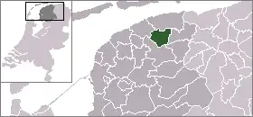 Localisation de Dantumadiel