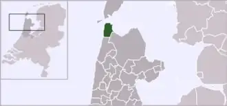 Localisation de Le Helder