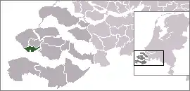 Localisation de Flessingue