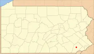 Localisation de Caln Township