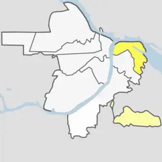 Localisation de Arrondissement Nijegorodski