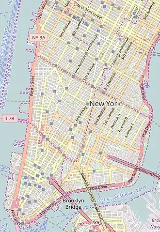 (Voir situation sur carte : Lower Manhattan)