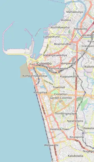 (Voir situation sur carte : Colombo)