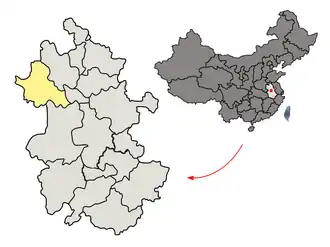 Localisation de Fuyang