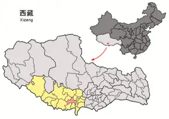 Localisation de Sàjiā Xiàn