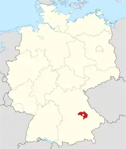 Drapeau de Arrondissement de Ratisbonne