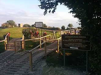 Entrée du cratère.