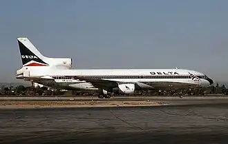 Un Lockheed L-1011 TriStar de Delta Air Lines similaire à celui impliqué dans l'incident.
