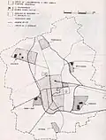 Zones industrielles de Łódź vers 1980.